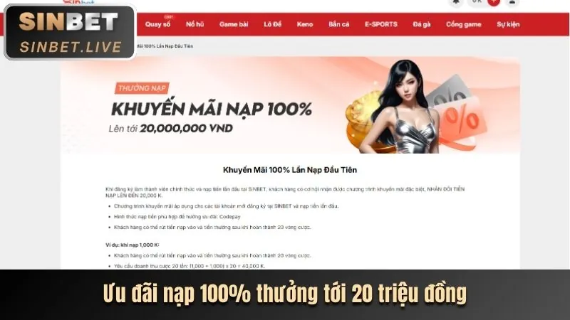Hoàn trả casino trực tuyến 0.8% không giới hạn